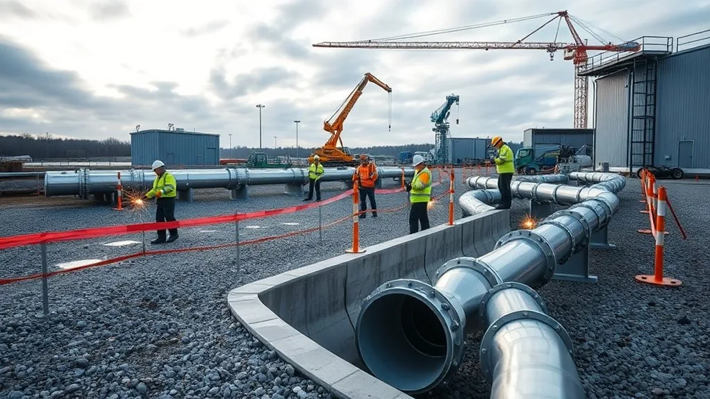 Gas & Oil Pipe Ducting & Installation in Minster
